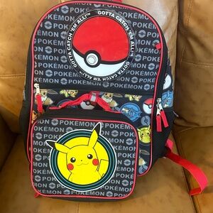 NEW Pokémon lunch box and book bag